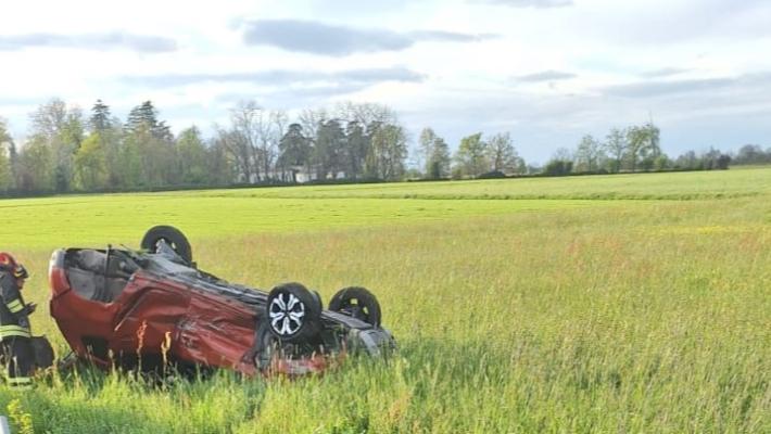 Frontale a Mamiano di Traversetolo: quattro persone al Maggiore