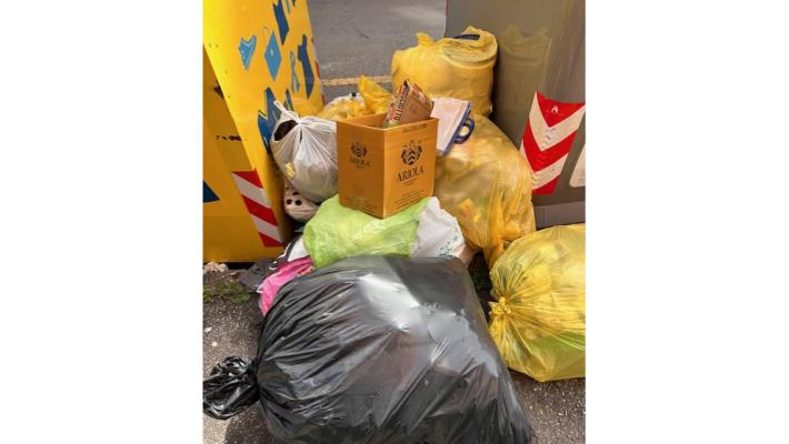 Rifiuti  abbandonati in Via S.Pier Damiani e via Buffolara