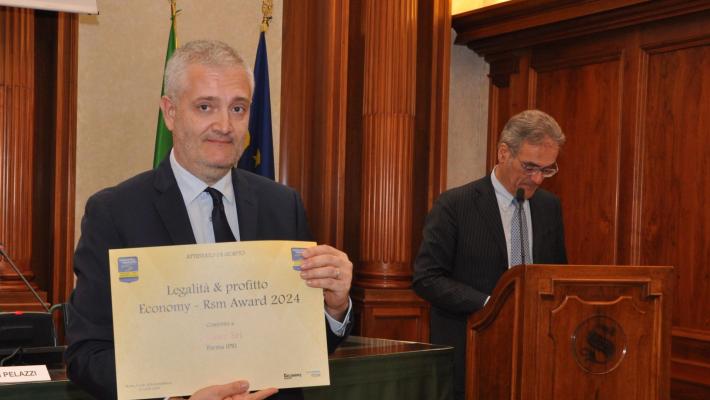 All'impresa parmigiana Geosec  il premio «Legalità e profitto»