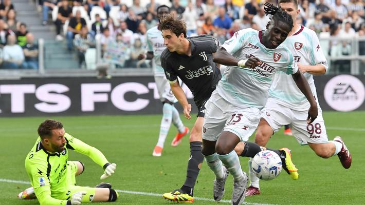Serie A: la Juventus non va oltre un pareggio in rimonta in casa contro la Salernitana già retrocessa