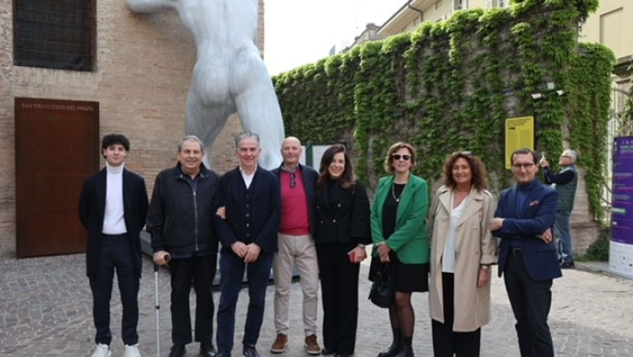 Mr. Arbitrium alla chiesa di San Francesco Del Prato disallestimento, 4 giugno 2024
