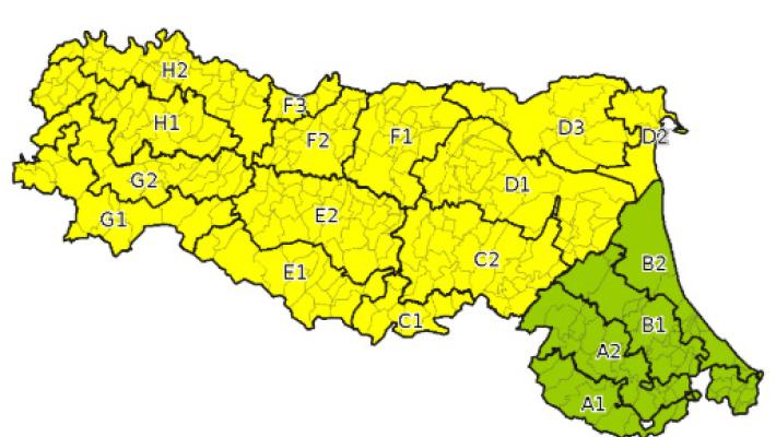 Domani allerta gialla per temporali