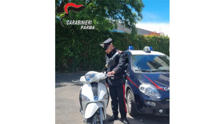 Collecchio: sorpreso con uno scooter risultato rubato. Denunciato minorenne presunto responsabile del reato di ricettazione