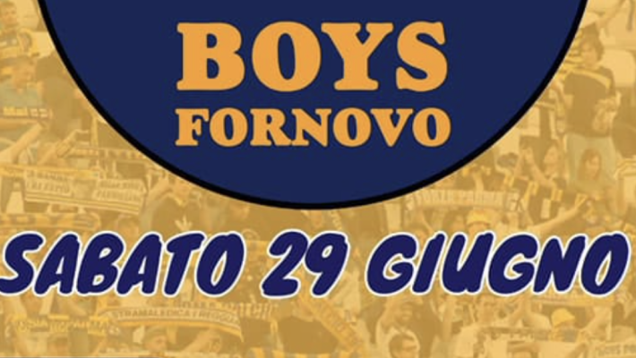 I Boys di Fornovo invitano i tifosi crociati alla loro festa sabato 19