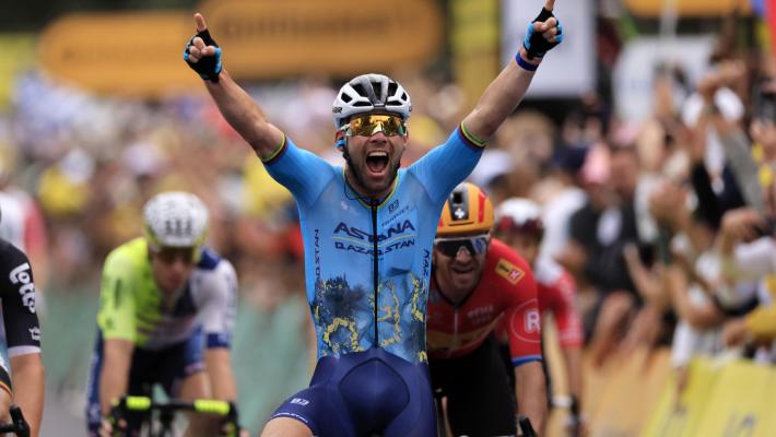 CICLISMO: TOUR2024. CAVENDISH VINCE 5A TAPPA E FA 35, E' RECORD