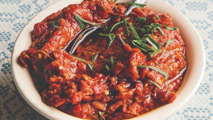 Un regalo: Lutenitsa di melanzane e peperoni