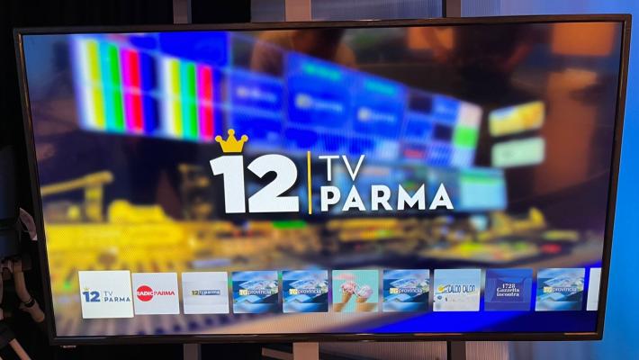 Novità in onda: ora 12 Tv Parma è anche su smart tv  