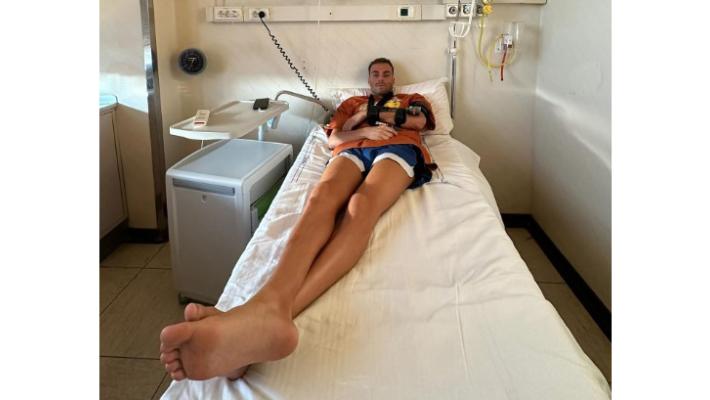 Paltrinieri "mi sono fratturato gomito, tornerò presto"