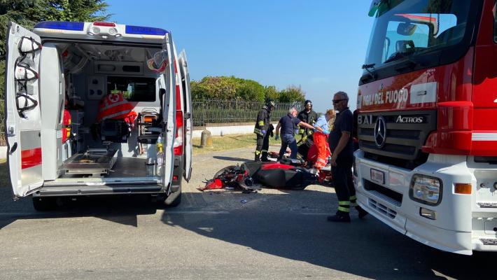 Scontro auto-bici a Vicofertile: un ferito grave