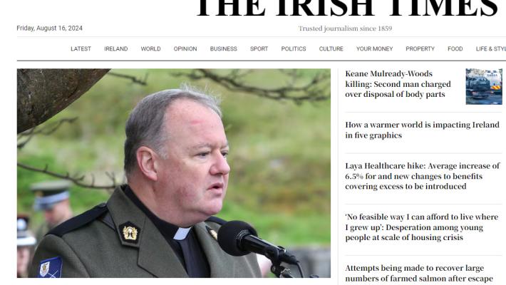 Cappellano accoltellato da un 16enne in Irlanda, non si esclude il terrorismo