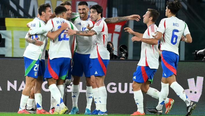 L'Italia resiste in 10 e pareggia con il Belgio: resta prima nel suo girone di Nations League