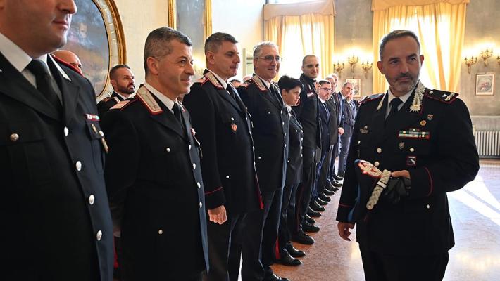 Visita del Comandante della Legione Carabinieri Emilia Romagna Generale di Brigata Enrico Scandone al Comando Provinciale