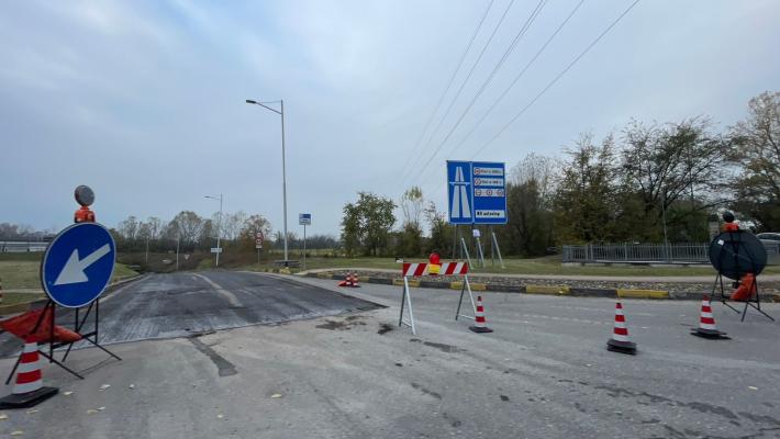 Rotatoria tangenziale Sud-strada Argini, svincolo chiuso per lavori 