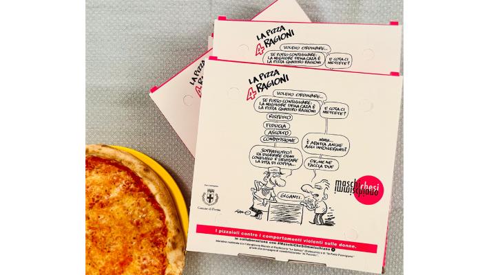«Vorrei una quattro ragioni», la pizza contro la violenza di genere 