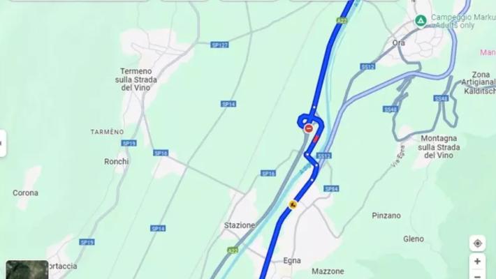 Chiusure fantasma su Google Maps su varie autostrade