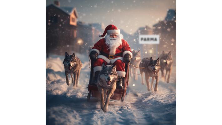 Auguri da un Babbo Natale particolare