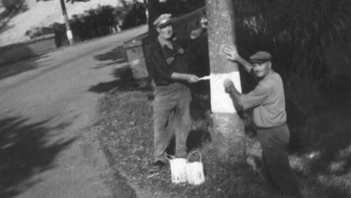 Una presenza amica per chi si metteva in  viaggio e i cantonieri sorvegliavano le strade statali