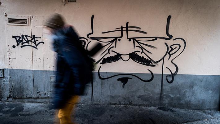  Vandalizzato l'esterno del Tribunale