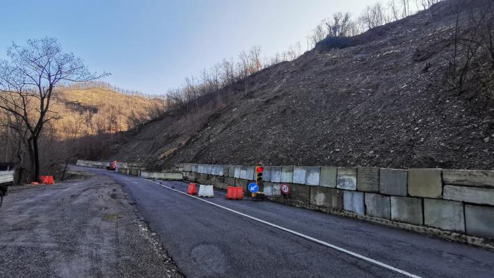 La Provincia replica a Fratelli d'italia, Friggeri: "Subito attivi per garantire la percorribilità della strada, dopo i primi movimenti franosi. Ora altri interventi"