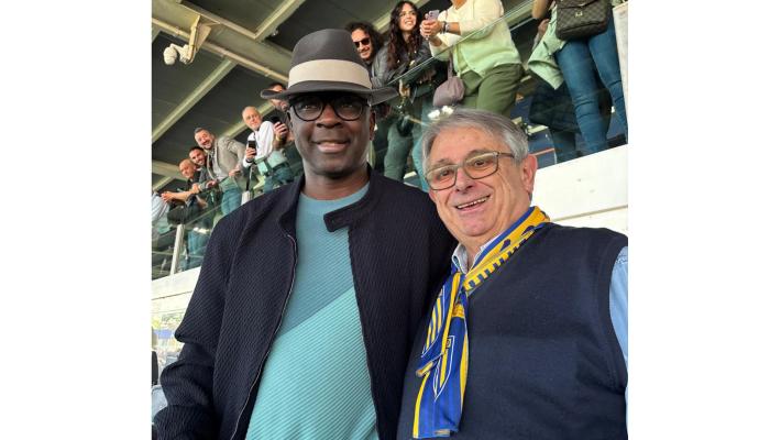Parma-Inter, l'ex difensore  Thuram in tribuna