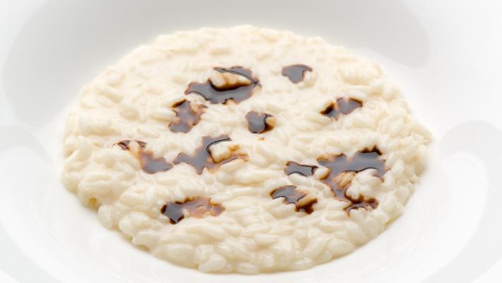 Risotto all'infuso di latte al Parmigiano