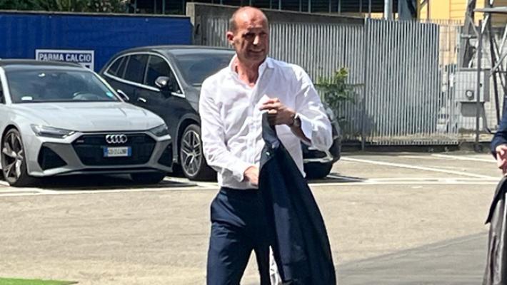 Al Tardini, per assistere a Parma-Como, è arrivato anche Massimiliano Allegri