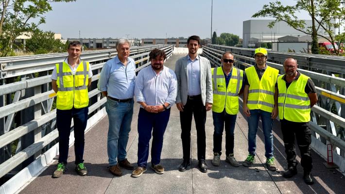 Soragna, aperto al traffico il ponte provvisorio sullo Stirone 