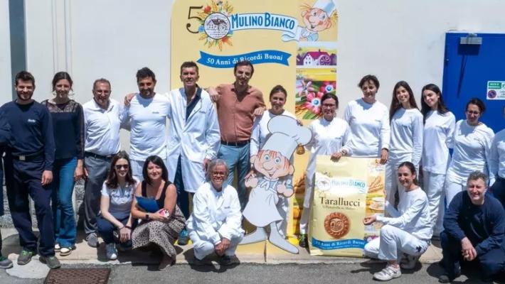 Mulino Bianco festeggia 50 anni con i suoi dipendenti