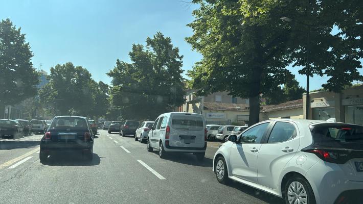 Traffico viale mentana