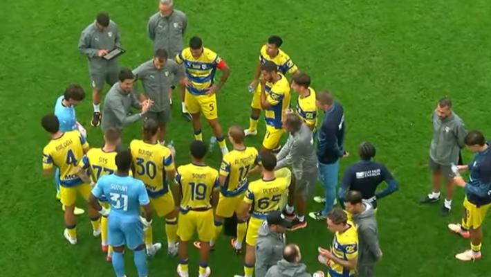 Parma-Werder dopo 80' è 0-0 (due tempi da 60'): un palo di Pellegrino. Infortunio per Ondrejka