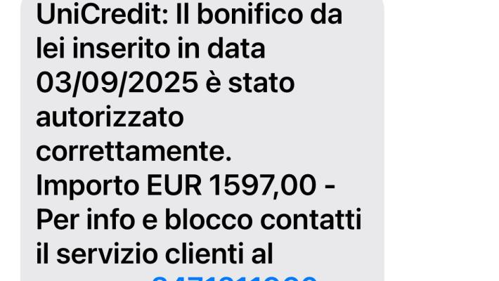 Truffatori sempre al lavoro: attenti all'sms del bonifico