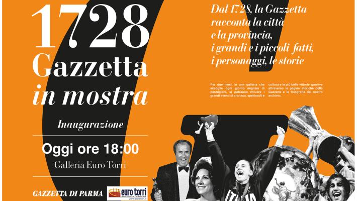 I  momenti più belli della nostra storia: fotogrammi di gioia.  All'Euro Torri  «1728 Gazzetta in mostra» 
