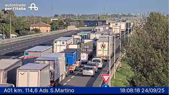 Lunghe code in autostrada A1