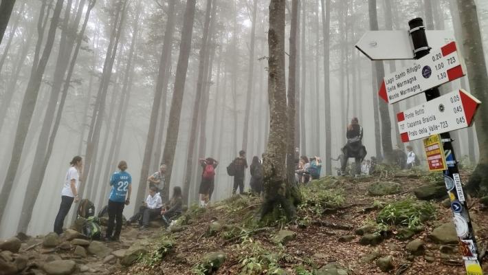 A Lagdei per registrare i suoni dell'Appennino