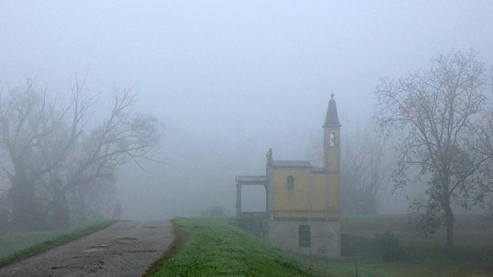 Prima nebbia autunnale nella Bassa 