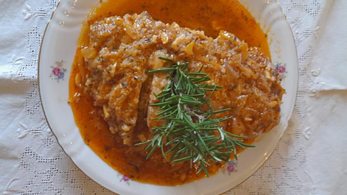 Filetto in crosta di formaggio 