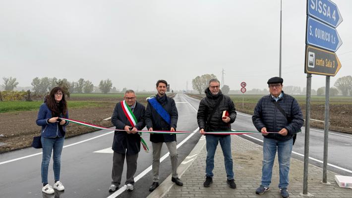 Inaugurata la "tangenzialina" di Trecasali e San Quirico 