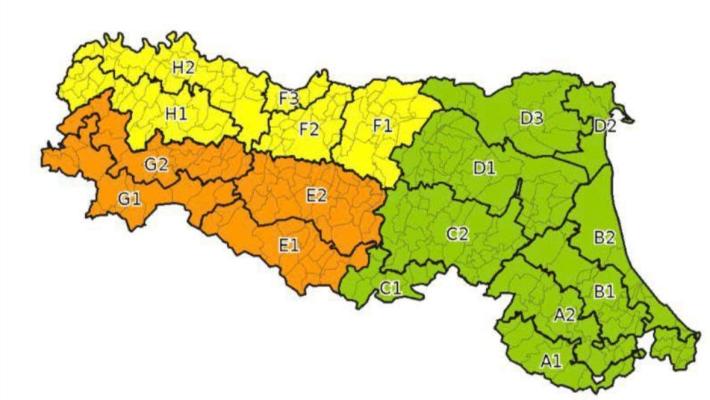 Precipitazioni e rischio frane: diramata l'allerta arancione anche per la provincia di Parma