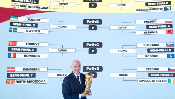 Italia, per il mondiale primo ostacolo l'Irlanda del Nord. Poi Galles o Bosnia