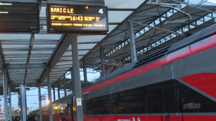 Parma perde un altro Frecciarossa: dal 14 dicembre il Milano-Bari delle 16.43 viaggerà sulla linea dell’Alta Velocità 