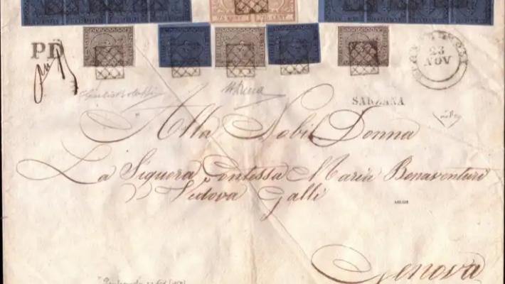 Vanno all’asta a Milano il francobollo più raro d’Italia e «la più spettacolare affrancatura del Ducato di Parma»