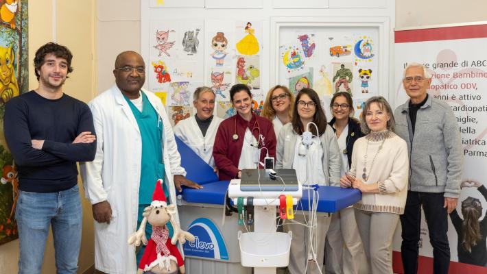 Donato un elettrocardiografo al reparto di Cardiologia Pediatrica 