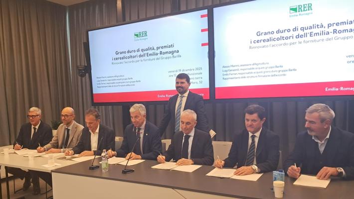 Emilia-Romagna e Barilla rinnovano accordo per la filiera del grano duro