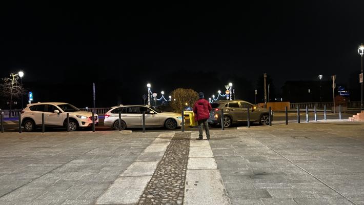 Il parcheggio in Pilotta