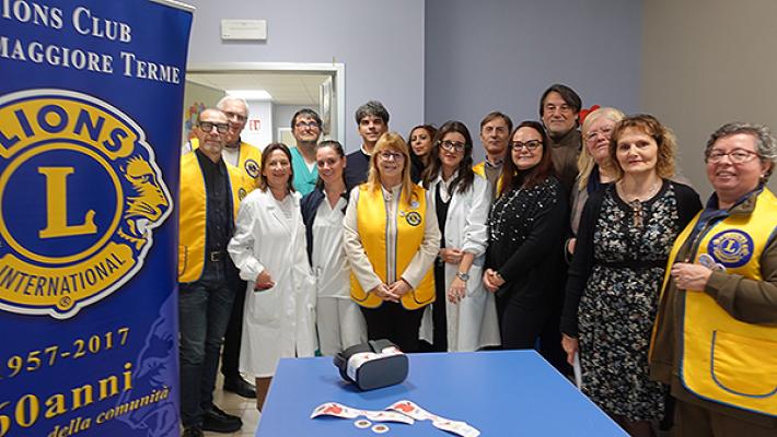 Un visore di realt&agrave; virtuale per i piccoli pazienti: il dono del Lions Club di Salsomaggiore alla Pediatria dell&rsquo;ospedale di Vaio