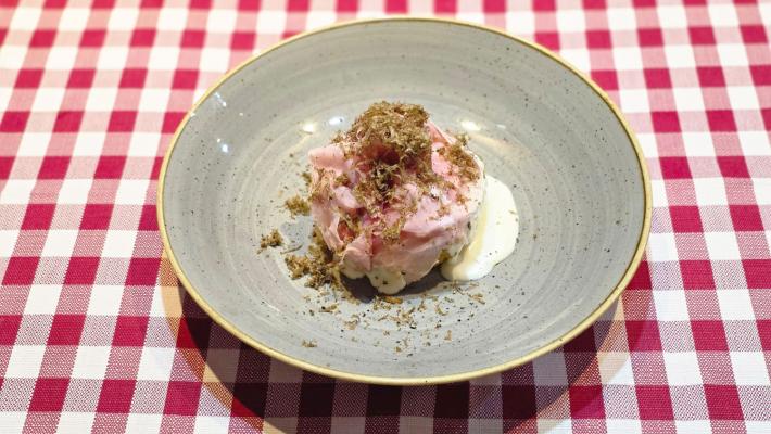 Bombetta di riso al tartufo e cuore cremoso