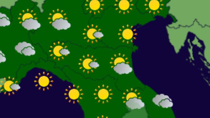 Dopo la pioggia il sole (per tre giorni). Attenti alle gelate mattutine