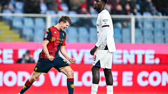 Genoa-Cagliari 3-0: i liguri salgono a quota 19 dietro il Parma - Classifica