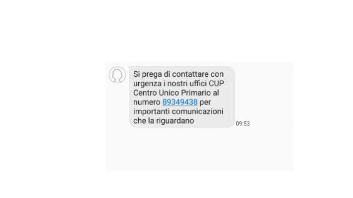 Sms truffa: un nuovo attacco ai cittadini