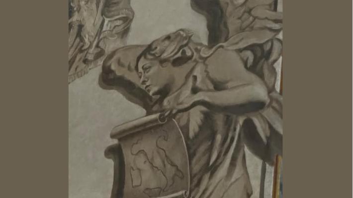 Il parroco, rimosso dal dipinto restaurato il volto di Meloni 